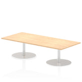 Dynamic Italia 1800 x 800mm Poseur Rectangular Table Maple Top 475mm High Leg ITL0301 DD